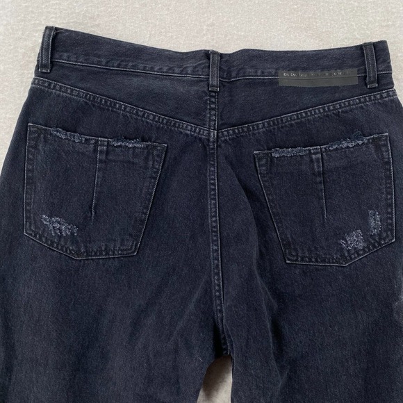 Ben Taverniti Unravel‎ Project Jeans 26 Rigid Denim Destroy Baggy Hailey Beiber - Picture 11 of 16